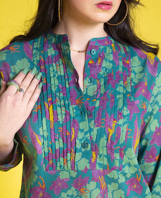 Tunic - Ancolie emeraude