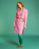 Robe tunique longue (taille unique) - Plain pink