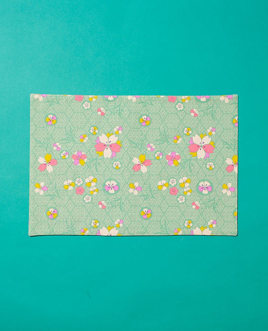 Table Mat - set of 4 - Kobe green