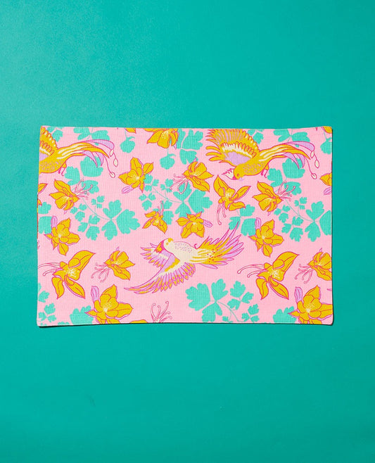Table Mat - set of 4 - Ancolie pink
