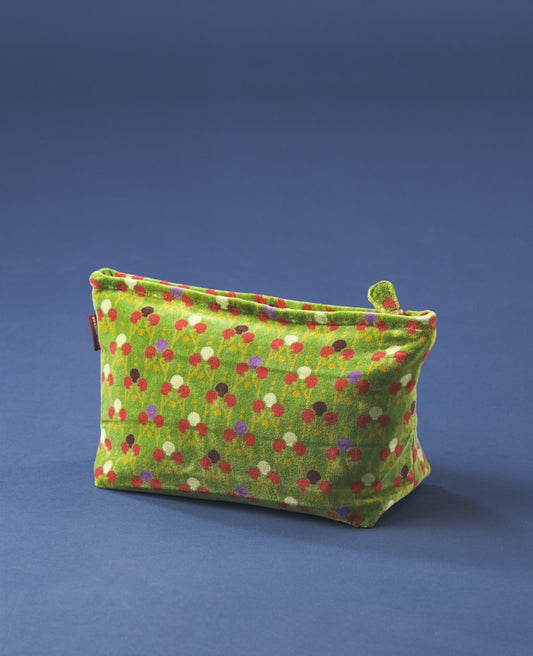 Wash Bag Velvet - Tara new green