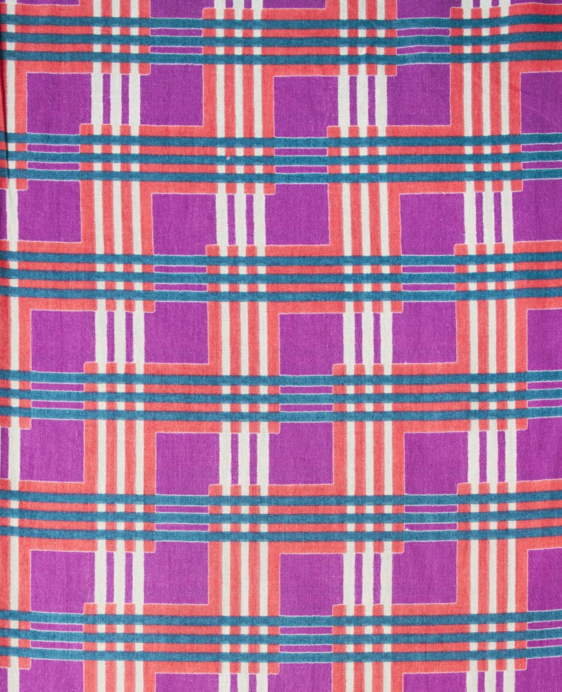 Bandhead - Checky bright coral