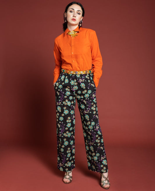 Pant (size 1) - Blossom black
