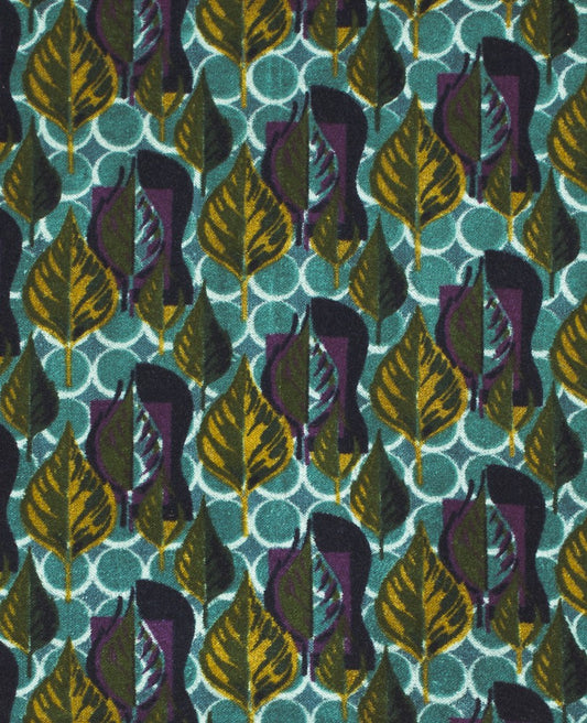 Curtain Velvet - Dotty blue