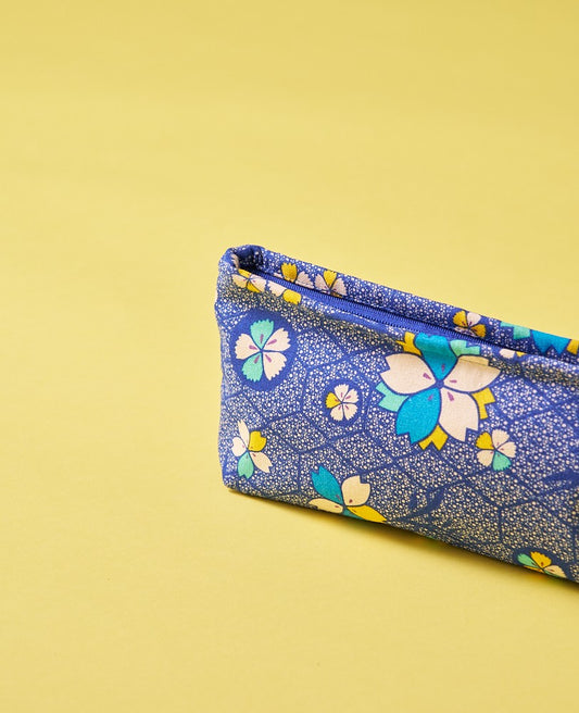School Pencil Case - Kobe blue