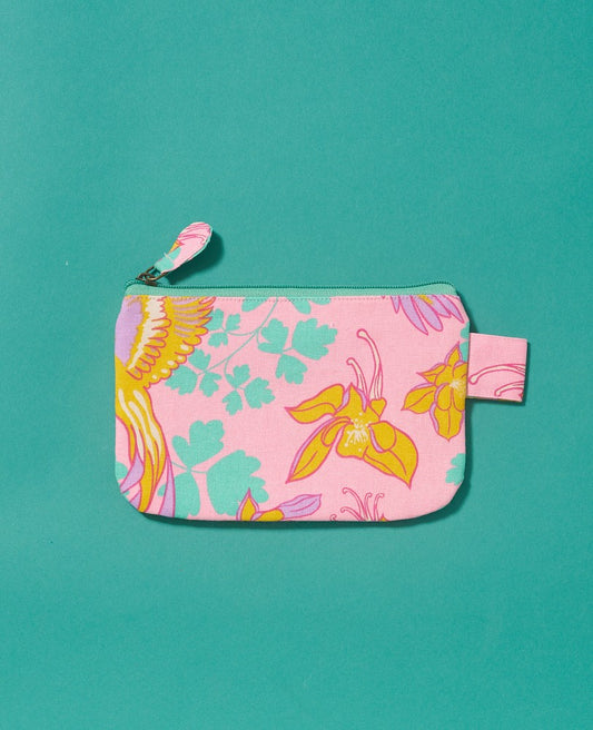 Small Pouch - Ancolie pink