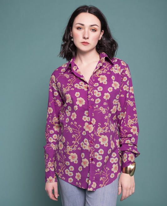 Shirt (size 1) - Blossom fig