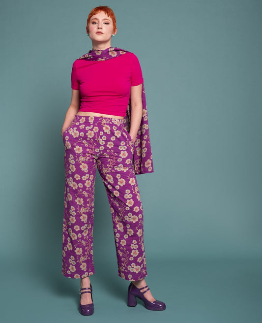 Pant (size 1) - Blossom purple