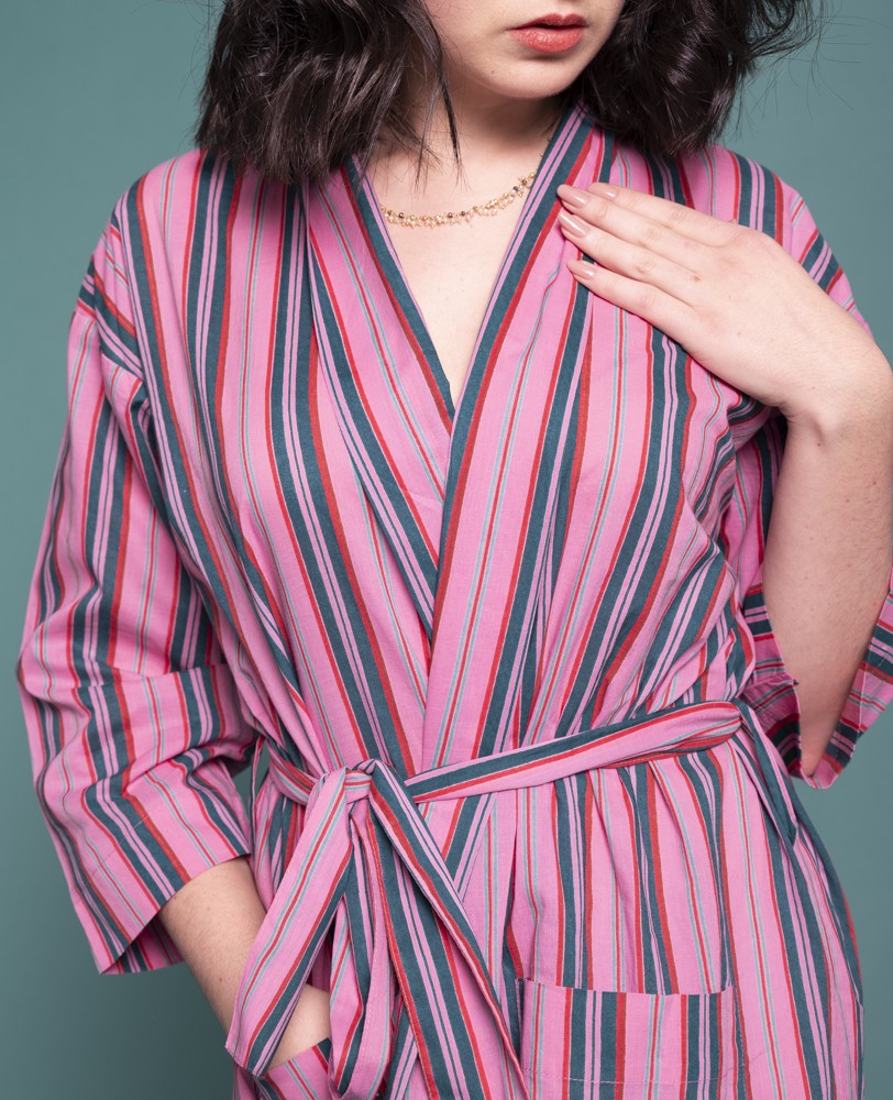 Long Kimono - Margate pink