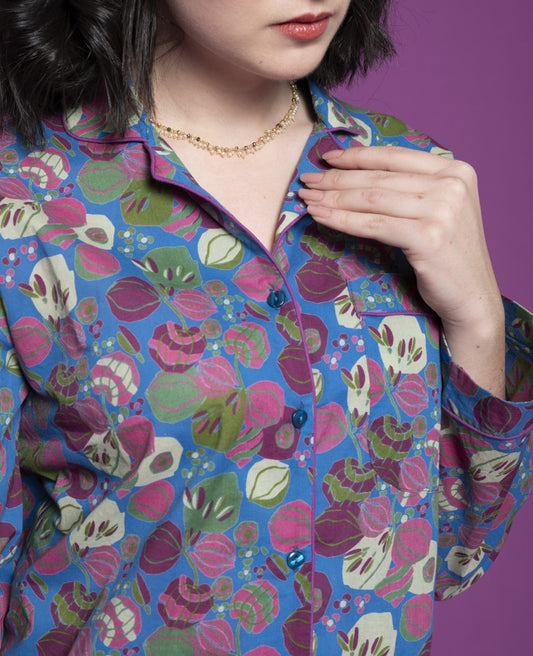 Pyjama (size 2) - Bloom blue