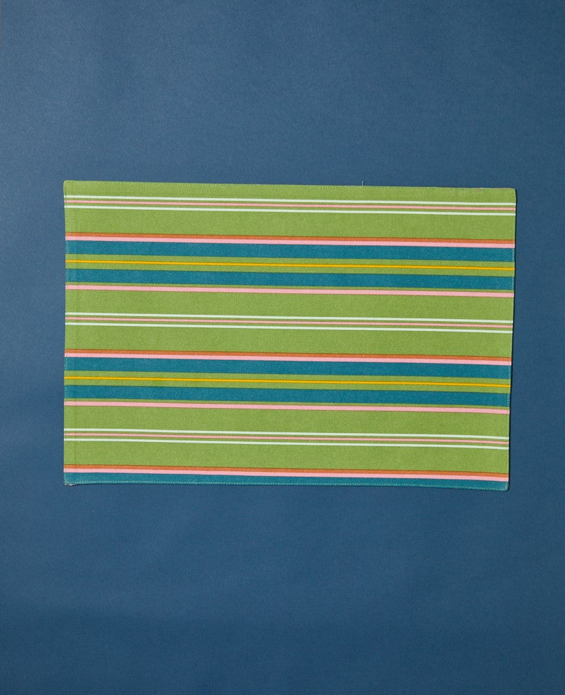 Table Mat - set of 4 - Margate green/blossom pur
