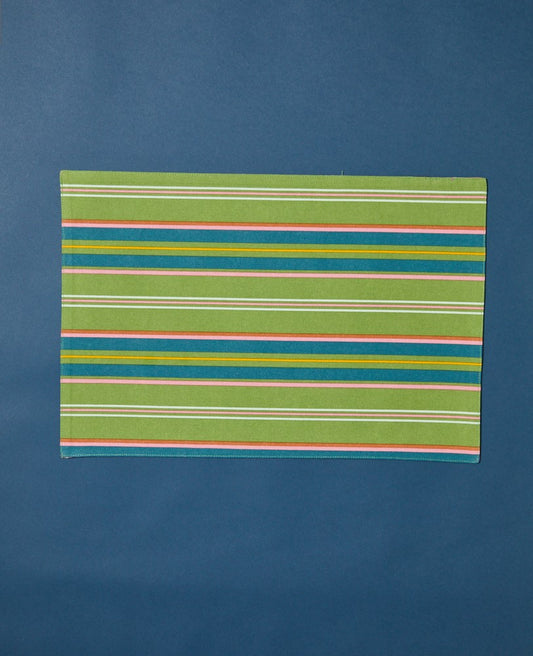 Table Mat - set of 4 - Margate green/blossom pur