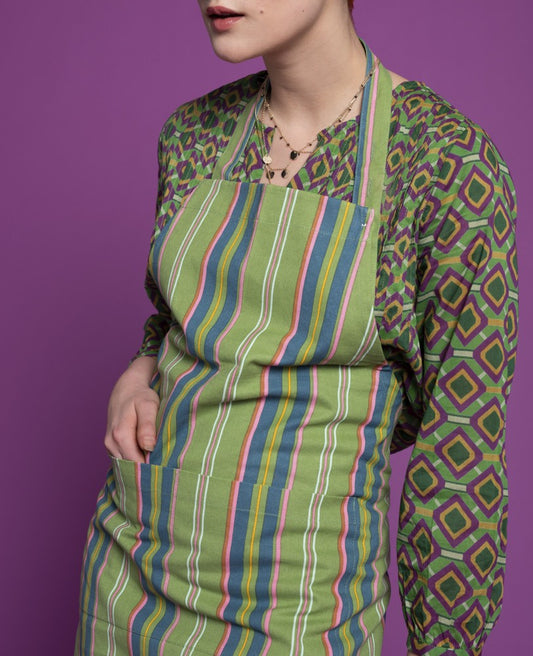 Chef's Apron - Margate green/ziggy green