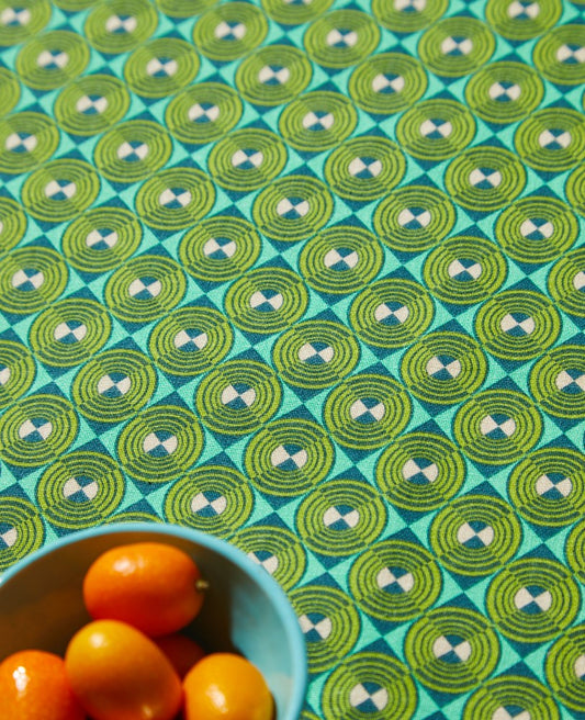 Tablecloth (L) - Ziggy green