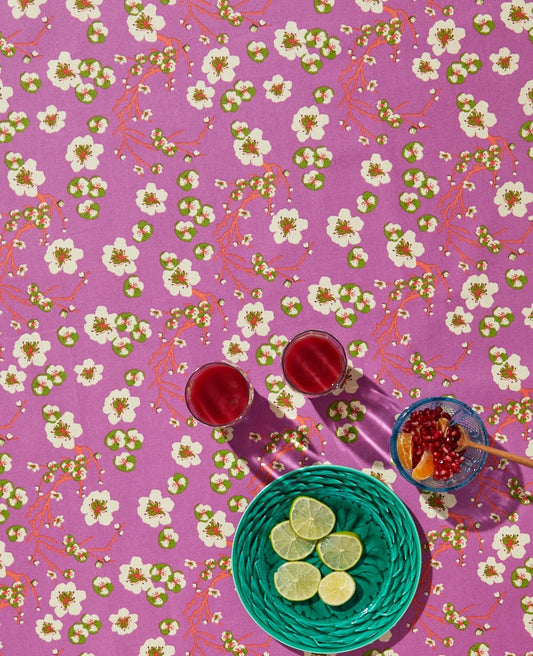 Tablecloth (L) - Blossom purple