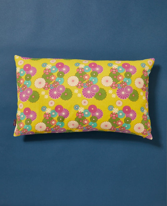 Rectangular Cushion - Mellow gold/ziggy green