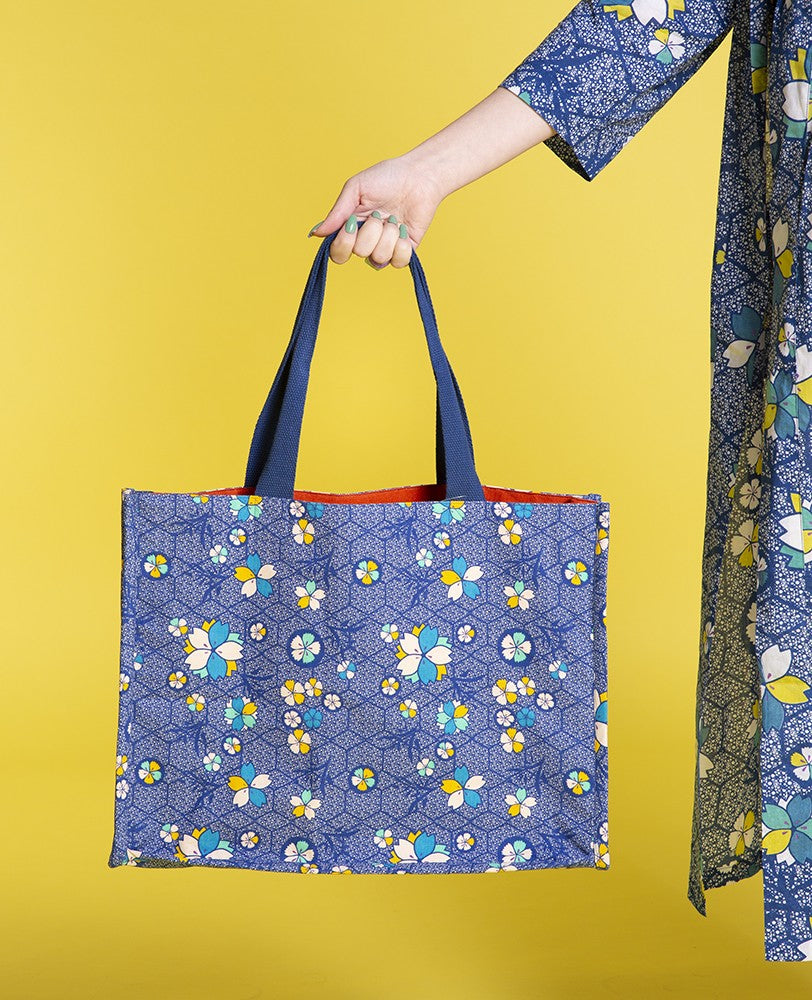 Big Shopping Bag - Kobe blue