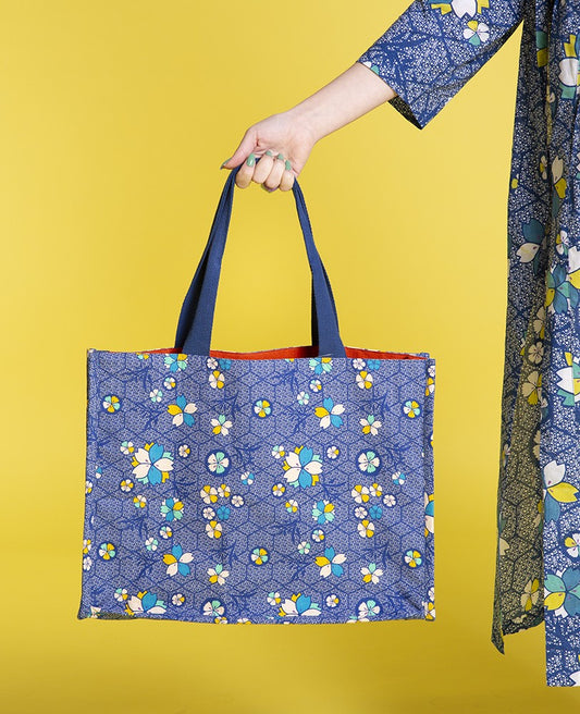 Big Shopping Bag - Kobe blue