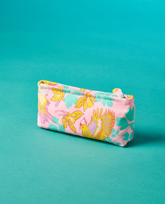 School Pencil Case - Ancolie pink