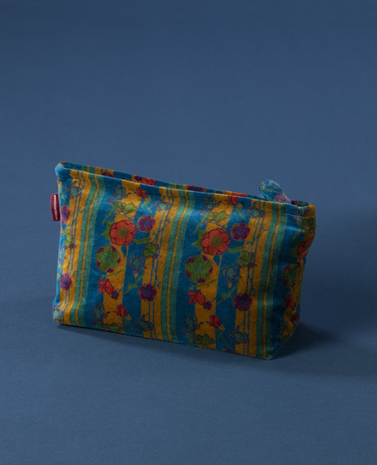 Wash Bag Velvet - Kensington dk green/yellow