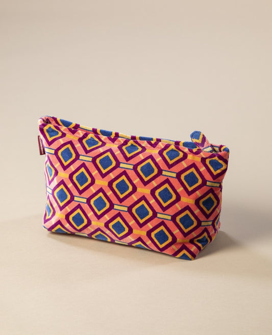 Wash Bag Velvet - Famara coral