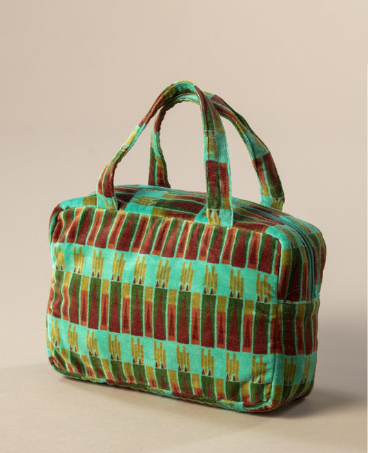 Small bag Velvet - Vienna biscay green