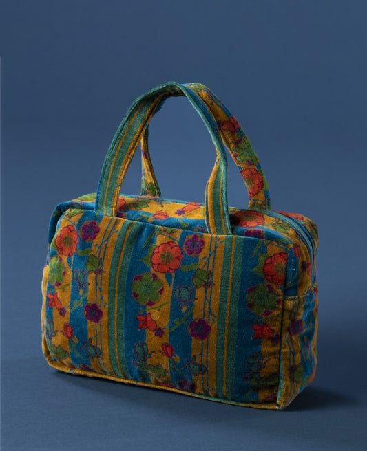 Small bag Velvet - Kensington dk green/yellow