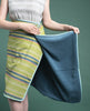Serviette éponge double face - Margate green