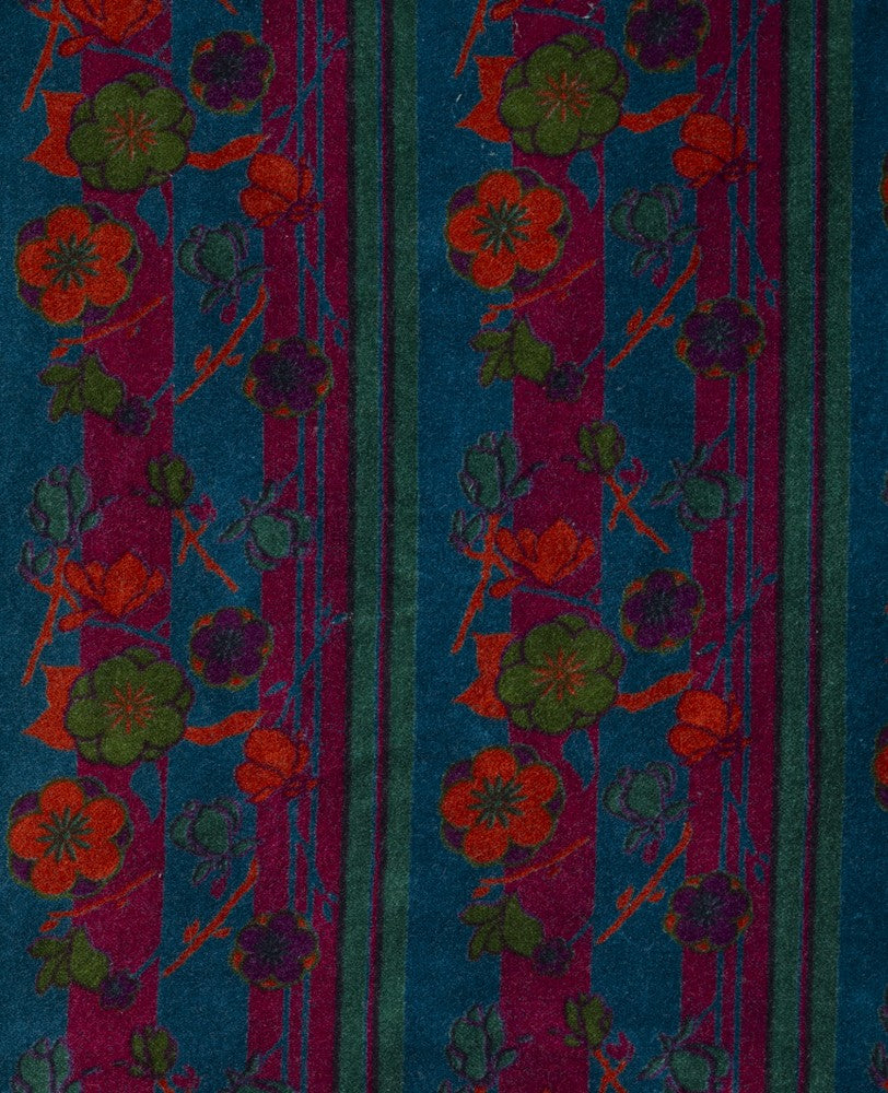 Curtain Velvet - Kensington dk green/fushia