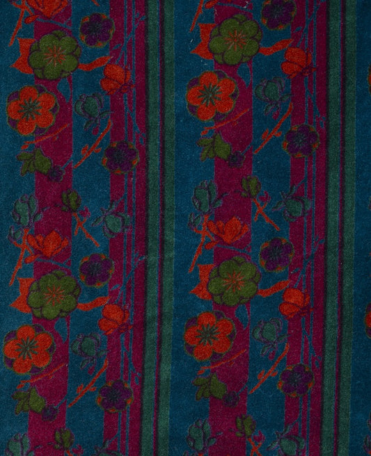 Curtain Velvet - Kensington dk green/fushia