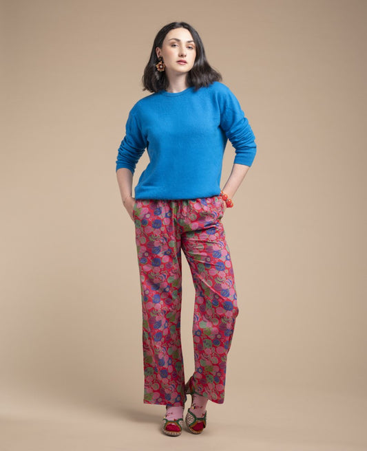 Pant (size 1) - Bloom red