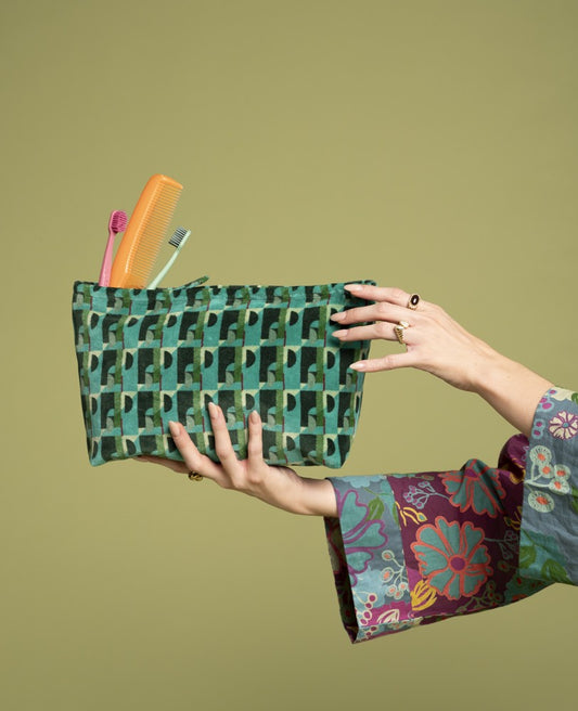 Wash Bag Velvet - Graciosa bisquay