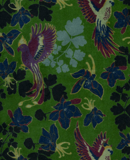 Weekend Bag Velvet - Ancolie vibrant green