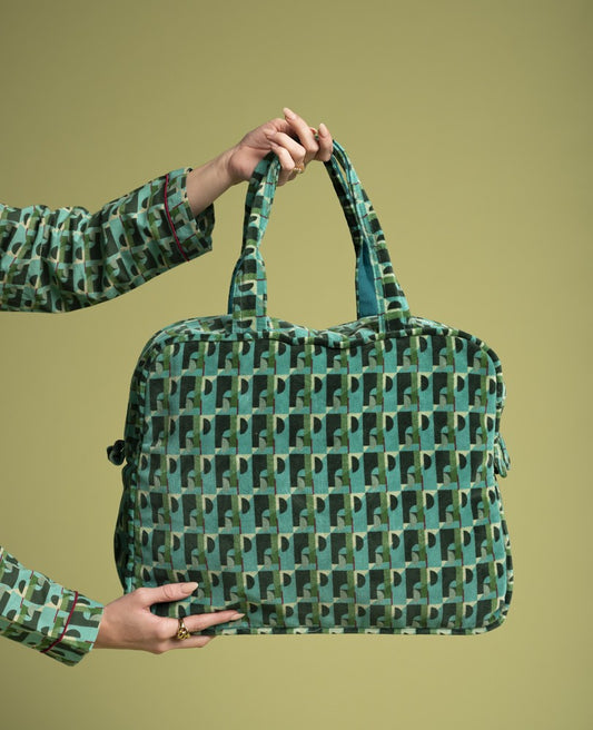 Weekend Bag Velvet - Graciosa bisquay