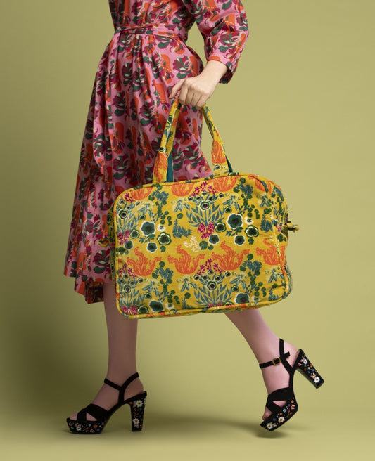 Weekend Bag Velvet - Swainston gold