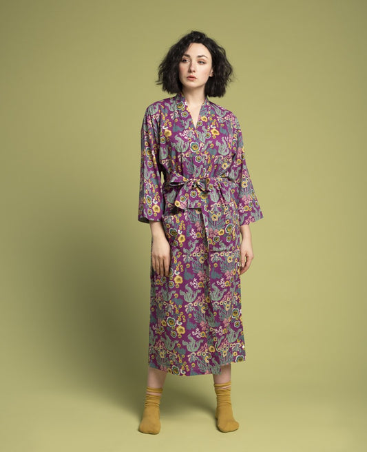 Long Kimono - Swainston purple