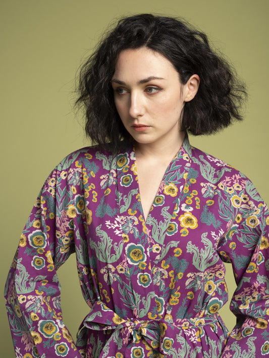 Long Kimono - Swainston purple