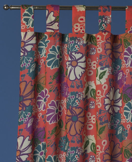 Curtain - Cosmos coral