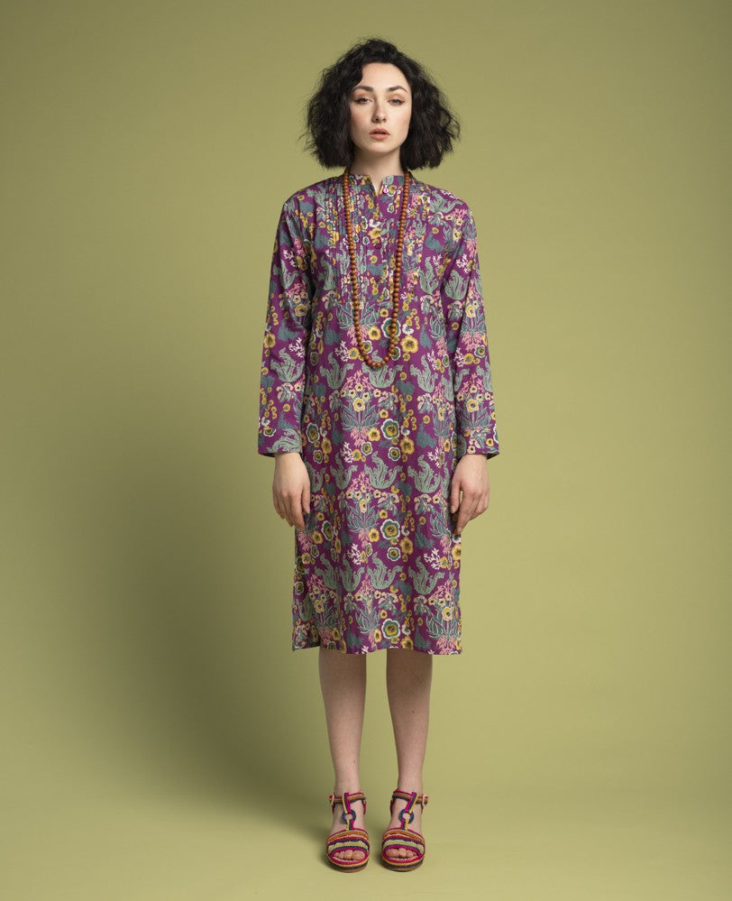 Long Tunic Dress (size 1) - Swainston purple