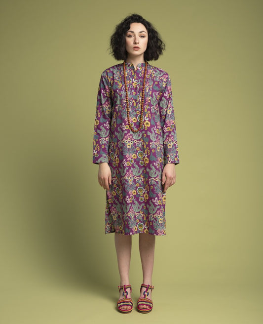 Long Tunic Dress (size 1) - Swainston purple