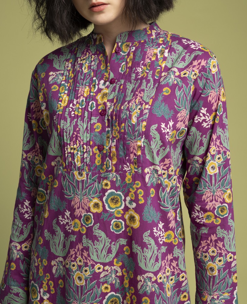 Long Tunic Dress (size 2) - Swainston purple