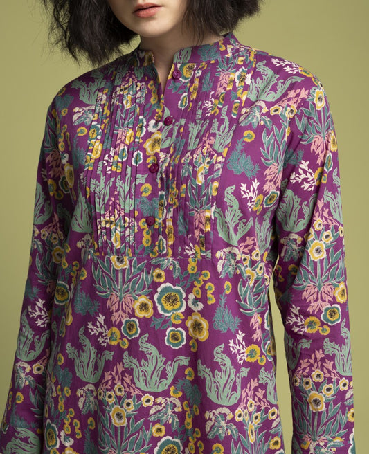 Long Tunic Dress (size 2) - Swainston purple