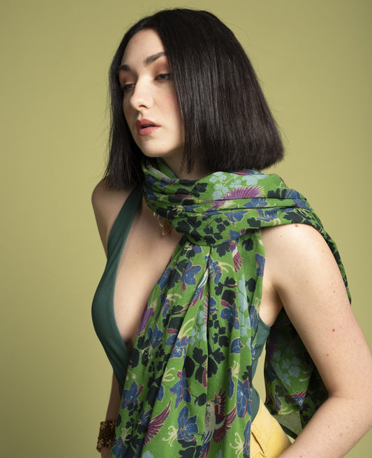 Stole - Ancolie vibrant green