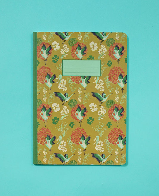 Notebook (A4) - Heron gold