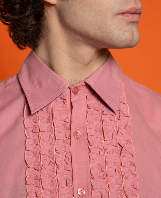 Shirt (size 1) - Plain pink