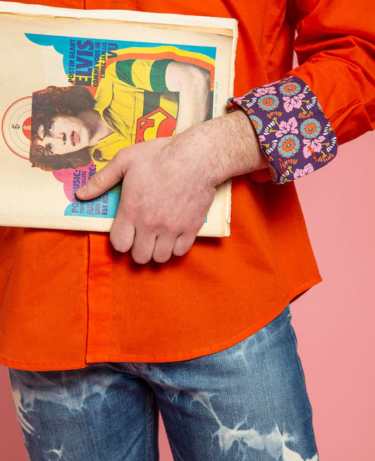 Shirt (size 1) - Plain orange