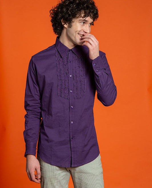 Shirt (size 1) - Plain purple