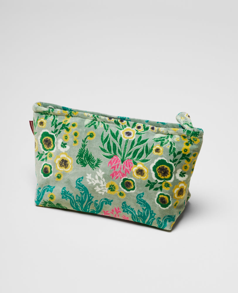 Wash Bag Velvet - Swainston green