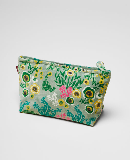 Wash Bag Velvet - Swainston green