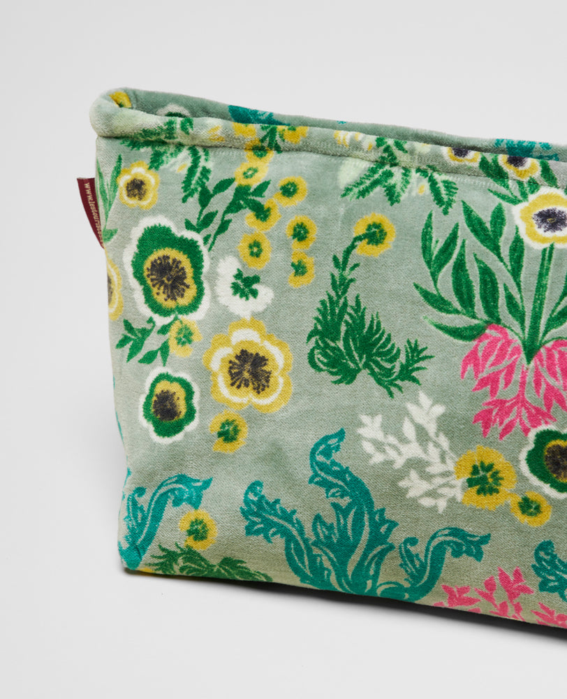 Wash Bag Velvet - Swainston green